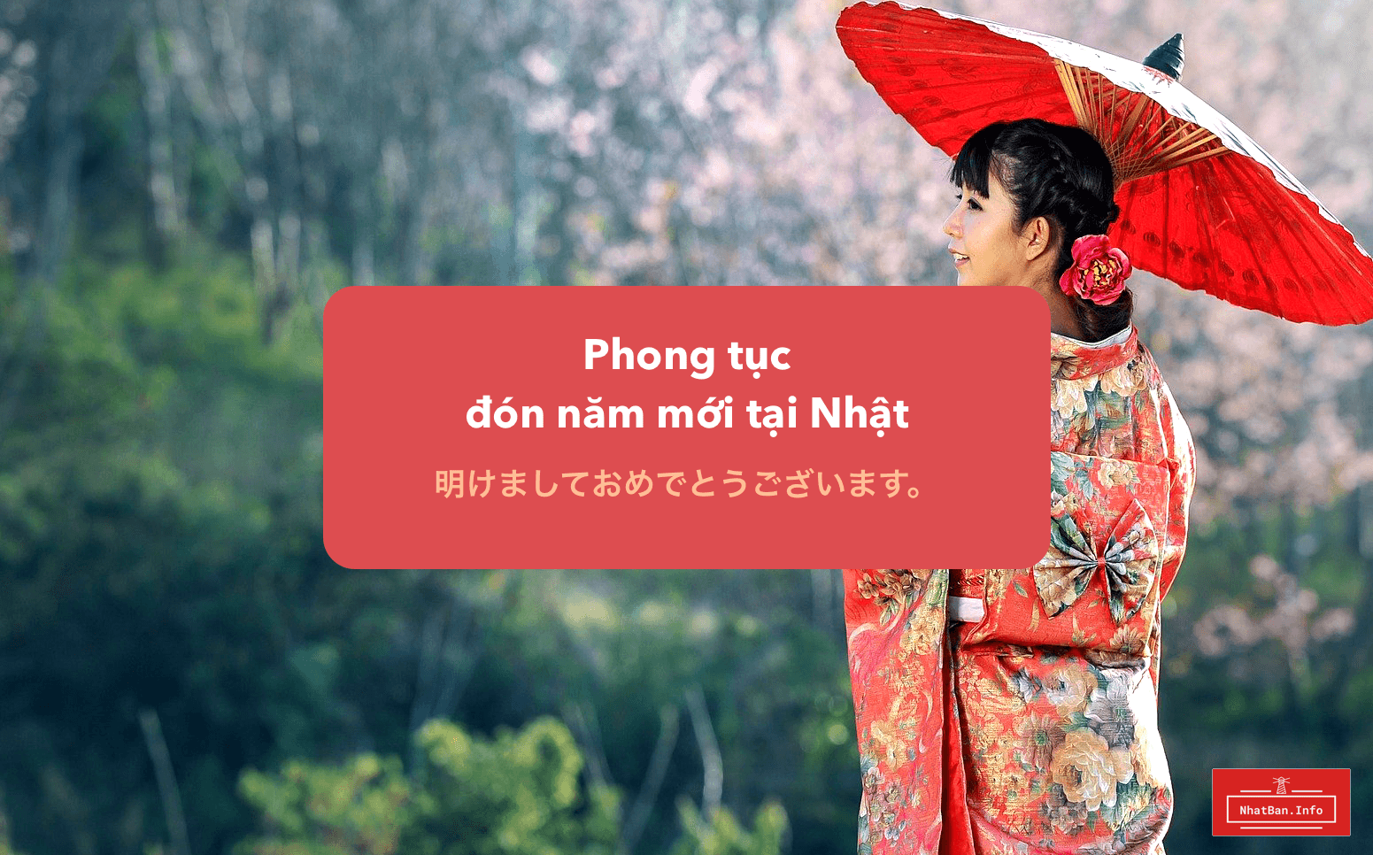 Phong tục đón năm mới tại Nhật