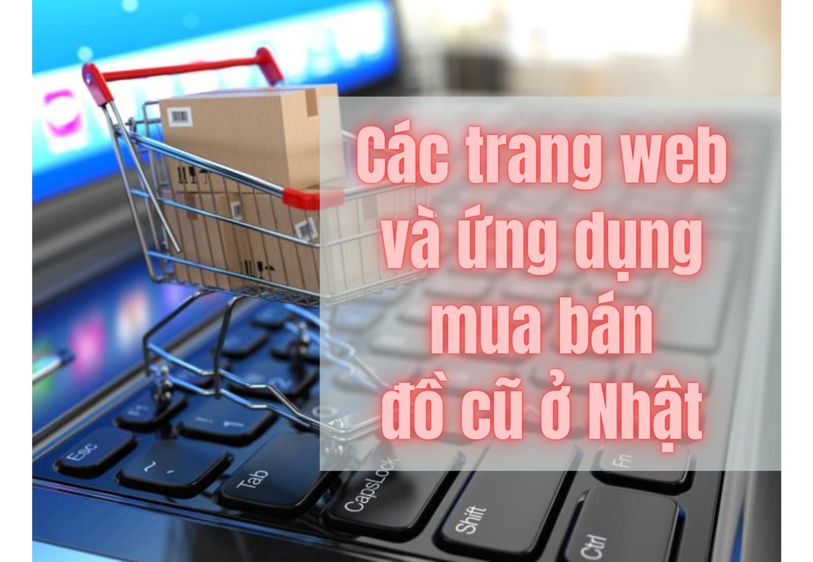 Các trang web và ứng dụng mua bán đồ cũ ở Nhật