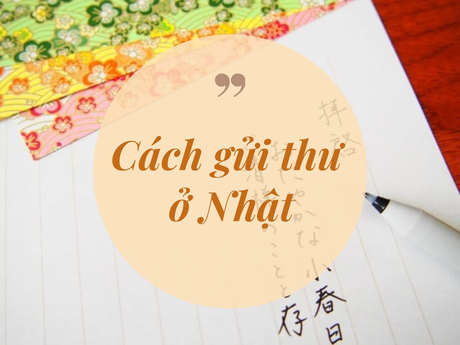 Cách gửi thư ở Nhật