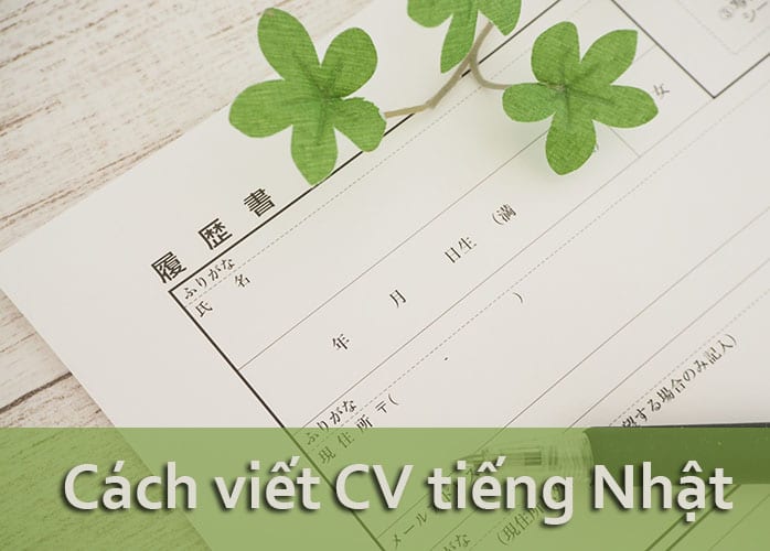 Cách viết CV tiếng Nhật