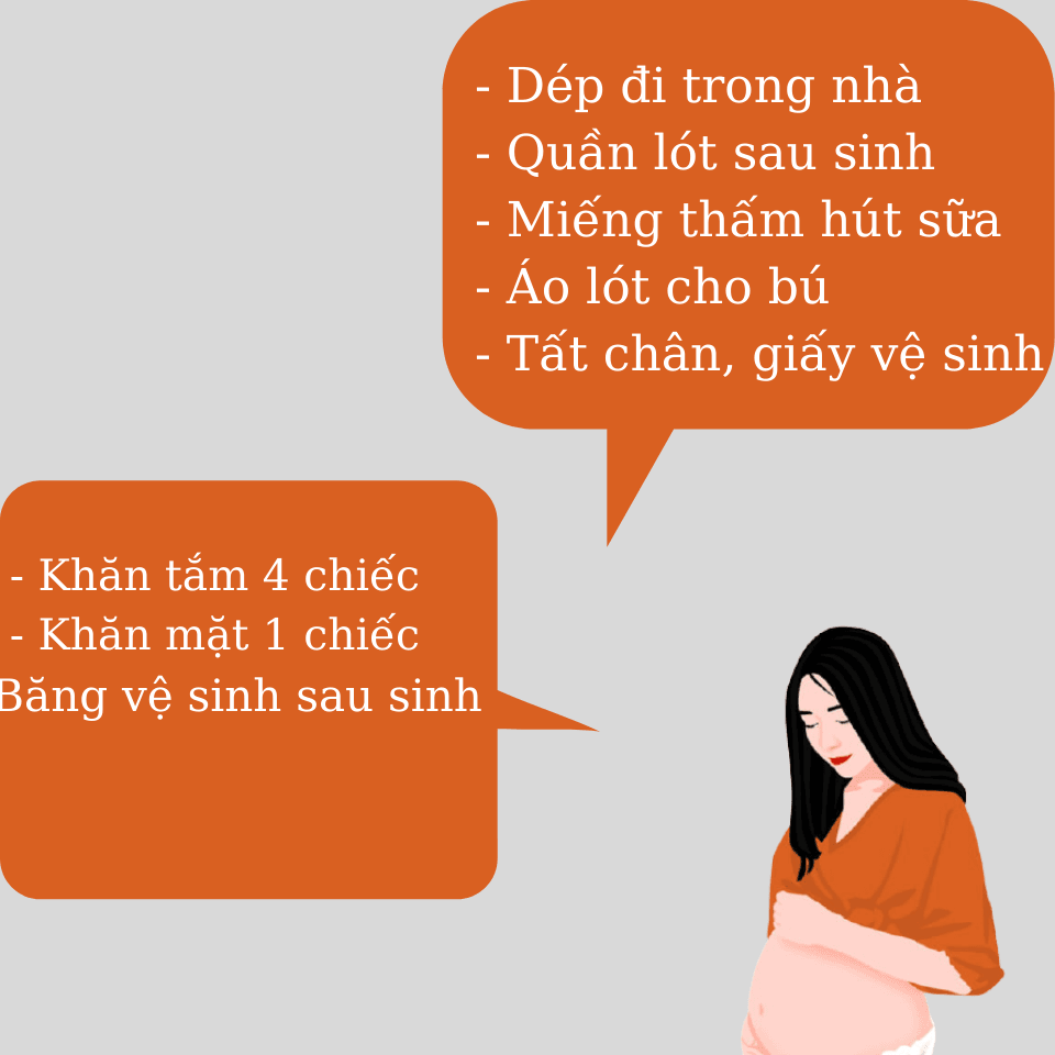 Hình minh họa: Những đồ cần chuẩn bị khi sinh con ở Nhật