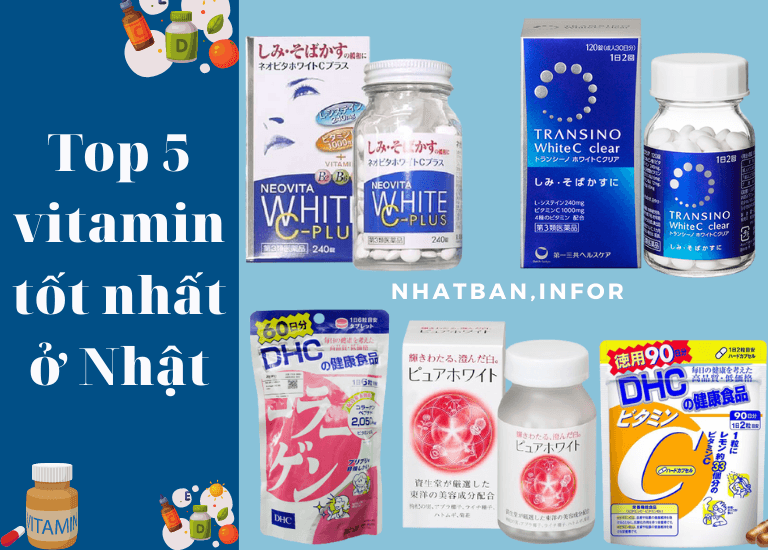 Các loại thuốc vitamin được ưa chuộng nhất ở Nhật 2021