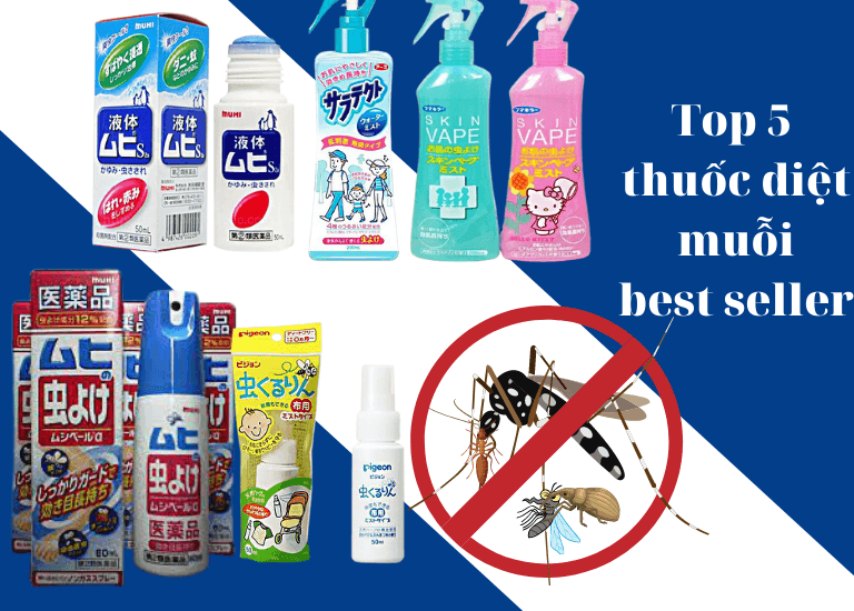 Các loại thuốc diệt muỗi ở Nhật