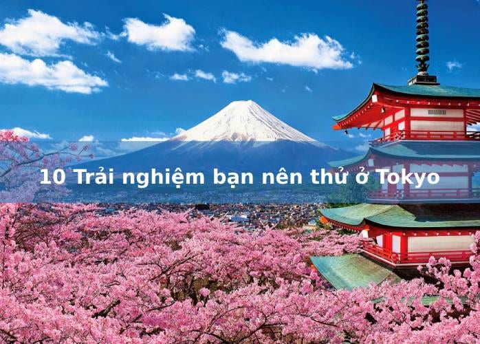 10 trải nghiệm bạn nên thử ở Tokyo